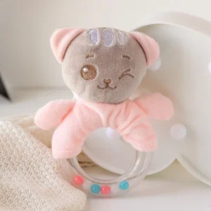 GATO 18 CM GUIZO ROSA