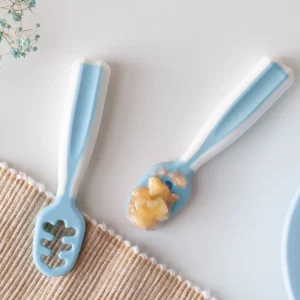 COLHER DE APRENDIZAGEM AZUL 2 PEÇAS