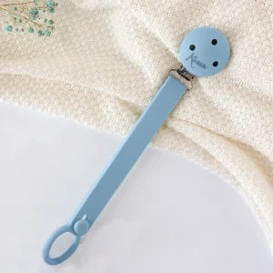 PORTA-CHUPETAS SILICONE AZUL