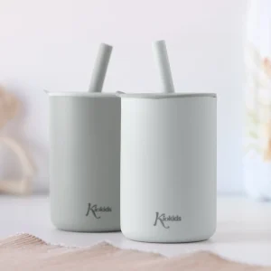 COPO 180ML SILICONE CINZENTO 2   PEÇAS