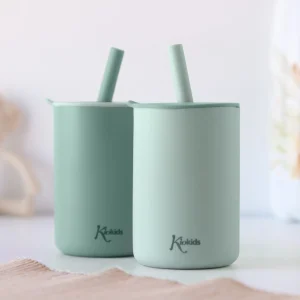 COPO 180ML SILICONE SÁLVIA 2   PEÇAS