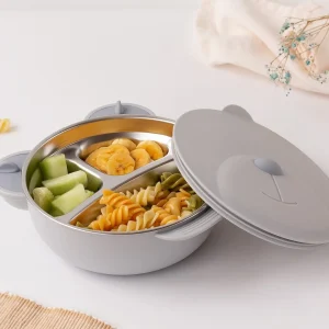 TAÇA TÉRMICA 450ML AÇO INOXIDAVEL URSINHO CINZENTO