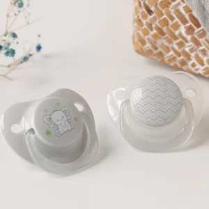 CHUPETA ELEFANTE CINZENTO 2U +18 MESES