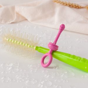 LIMPA BIBERÕES SILICONE VERDE