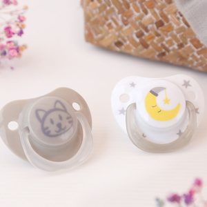 CHUPETA GATO E LUA CINZENTO 2U +18 MESES