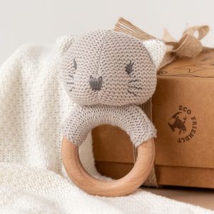 MORDEDOR GATO 13CM  ALGODÃO GUIZO