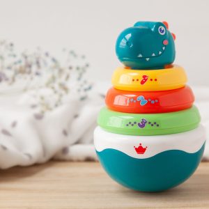 DINOSSAURO TEIMOSO SEMPRE EM PÉ 18X12 CM