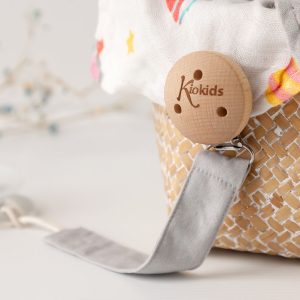 PORTA-CHUPETAS MADEIRA CINZENTO