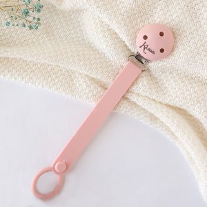 PORTA-CHUPETAS SILICONE ROSA