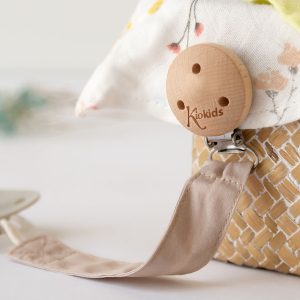 PORTA-CHUPETAS MADEIRA BEIGE