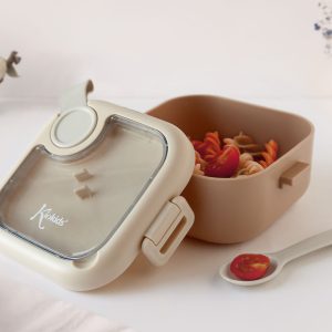 CAIXA REFEICAO 750ML BEGE