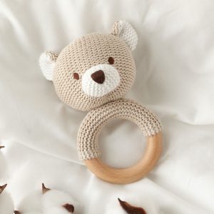 MORDEDOR URSO 13CM  ALGODÂO GUIZO