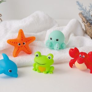 RED. BRINQUEDOS PARA O BANHO ANTI MOLDE 5 PCS